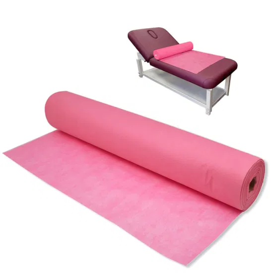 Folhas de mesa de massagem descartáveis, capa de cama de spa, salão de beleza, hotéis, suprimentos médicos